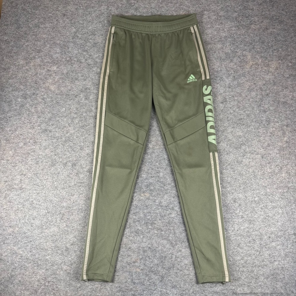 Adidas Aeroready Tiro Soccer Training Pants 30" Green Womens XS *